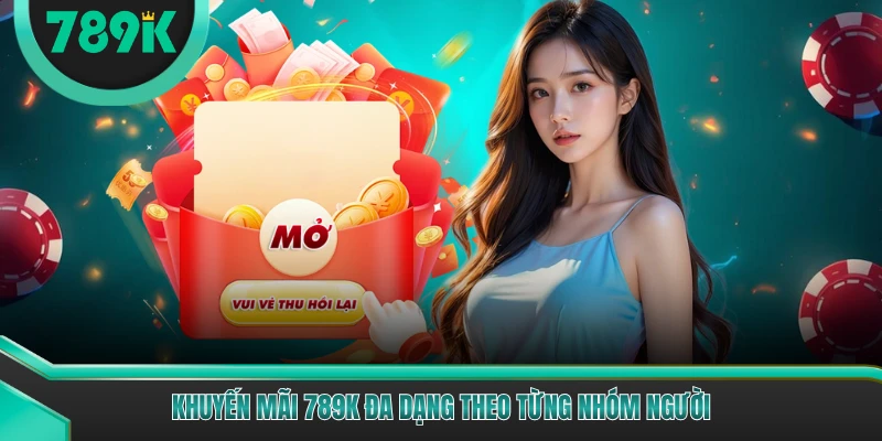 Khuyến mãi 789K đa dạng theo từng nhóm người