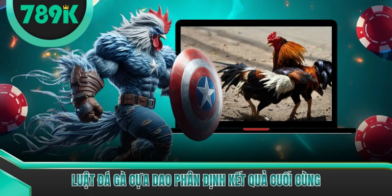 Luật đá gà cựa dao phân định kết quả cuối cùng